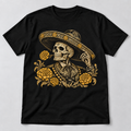 Marigold Mariachi Skeleton Tee