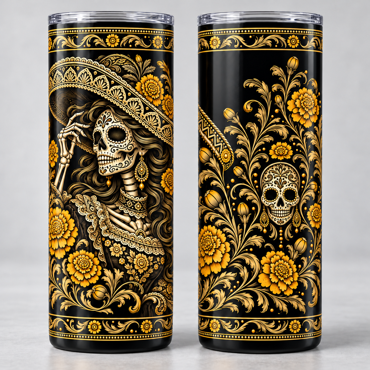 Día de los Muertos 20 oz Skinny Tumbler