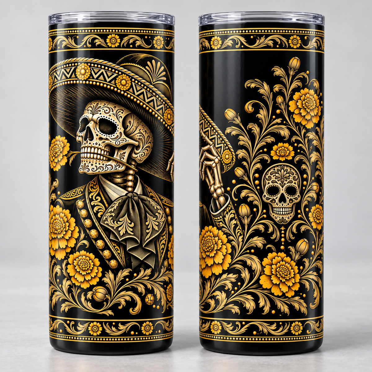 Día de los Muertos 20 oz Skinny Tumbler